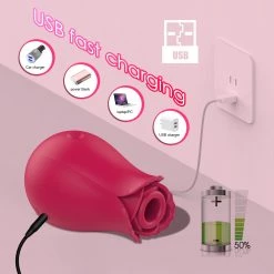 Mysite Rose Toy 10 Speeds Oral Sucking Vibrator Rose Vibrators
