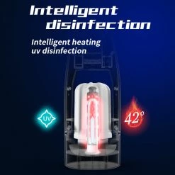 Mysite X S10 Spacecup Multifunctional Penis Sucking Male Masturbator With Heating And Vibrating UV Disinfection Base