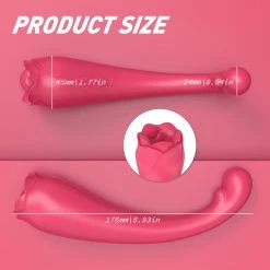 Mysite Usb Rechargeable Rose Body Wand Massager Rose Vibrators