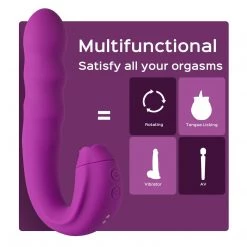 Mysite Vibrators Lilian - G Spot Vibrator With Rotating Head & Vibrating Tongue