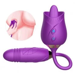 Mysite Rose Vibrators Wholesale The Rose Toy With Bullet Vibrator Pro Purple