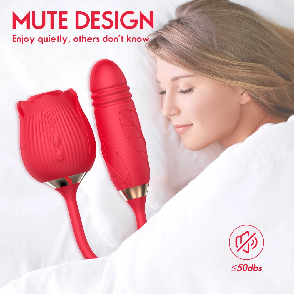 Mysite Rose Dual Sucking Vibrator Waterproof Sex Toy Rose Vibrators 8 Mysite Rose Dual Sucking Vibrator Waterproof Sex Toy Rose Vibrators