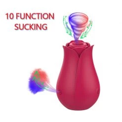 Mysite Rose Toy 10 Speeds Oral Sucking Vibrator Rose Vibrators