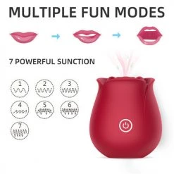 Mysite Red Rose Sucking Vibrator