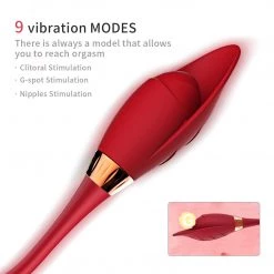 Mysite Rose Vibrators Rose Vibrator Double Use Sucking Vibrator