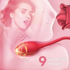 Mysite Rose Vibrators Wholesale Rose Tongue Licking With Bullet Vibrator