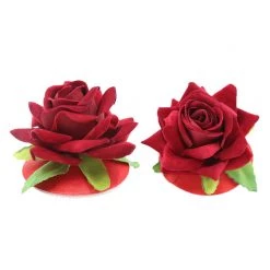 Mysite Rose Flower Nipple Clamps Breast Sticker