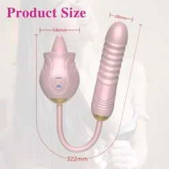Mysite Rose G-spot Tongue Licking Vibration For Women 24 Mysite Rose G-spot Tongue Licking Vibration For Women