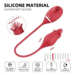 Mysite Rose Vibrators 2in1 Rose Vibrator