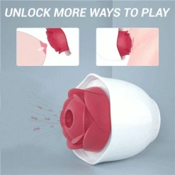 Mysite Eggshell Rose Sucking Vibration Rose Vibrators