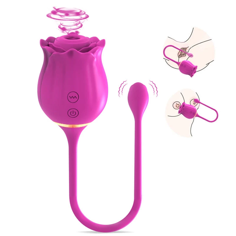 Mysite Rose Dual Sex Toys Erotic Sucking Vibrator For Women 7 Mysite Rose Dual Sex Toys Erotic Sucking Vibrator For Women