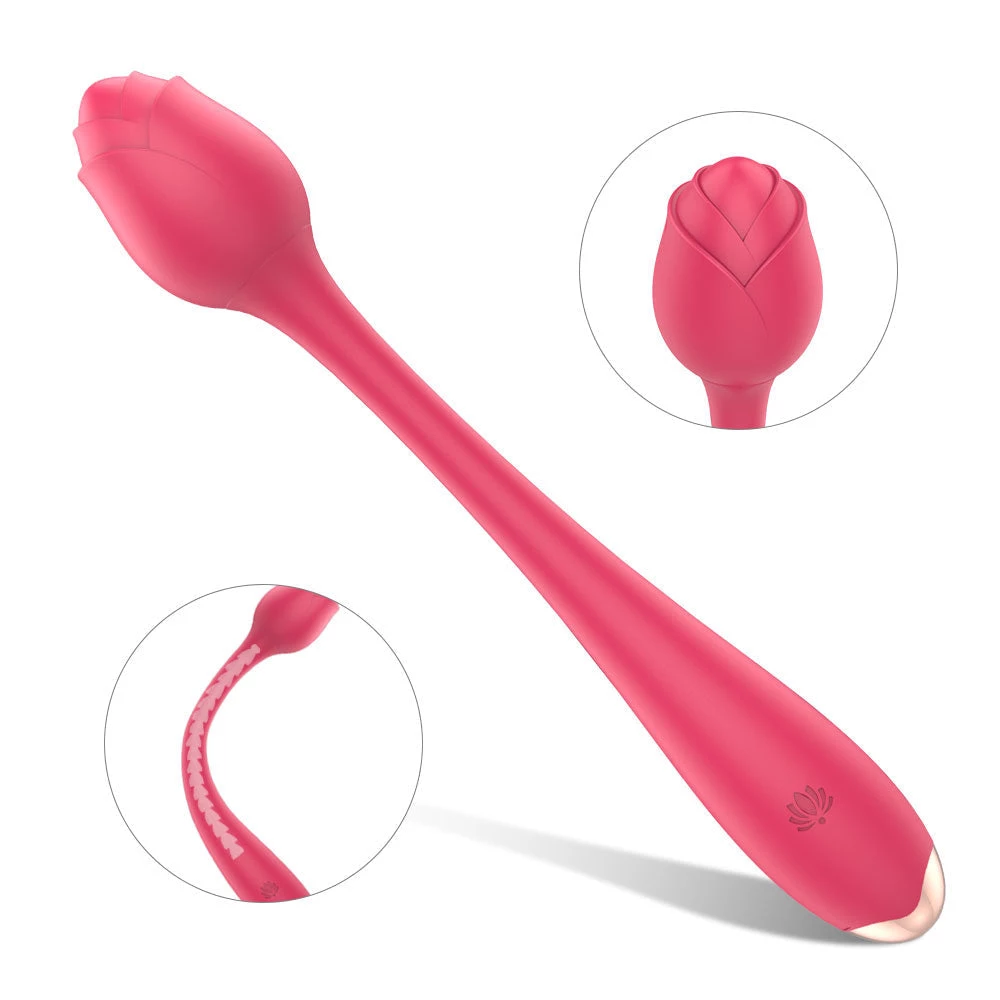 Mysite Rose Massage Vibrator Wand 2 Mysite Rose Massage Vibrator Wand