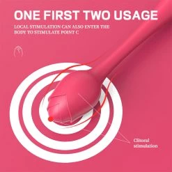 Mysite Rose Massage Vibrator Wand 13 Mysite Rose Massage Vibrator Wand