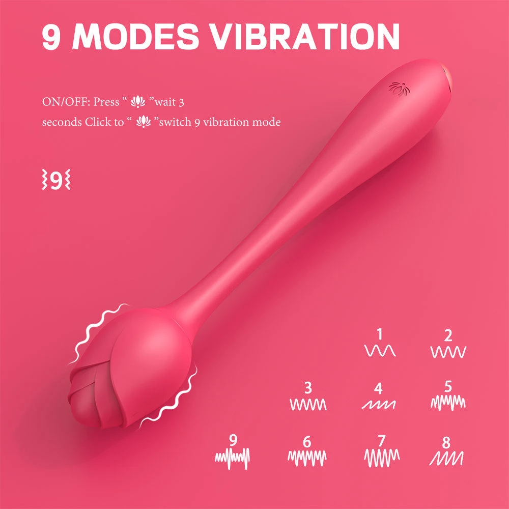 Mysite Rose Massage Vibrator Wand 3 Mysite Rose Massage Vibrator Wand