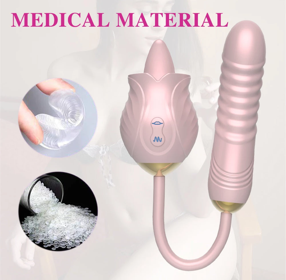 Mysite Rose G-spot Tongue Licking Vibration For Women 8 Mysite Rose G-spot Tongue Licking Vibration For Women