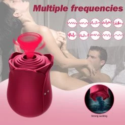 Mysite Rose Vibrators New Rose Sucking Vibrator Toy