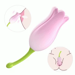 Mysite Tulip Vibrator Rose Clitoris Massage Egg