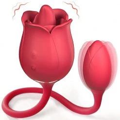 Mysite Rose Clit Licking Toy With Egg Vibrator Rose Vibrators
