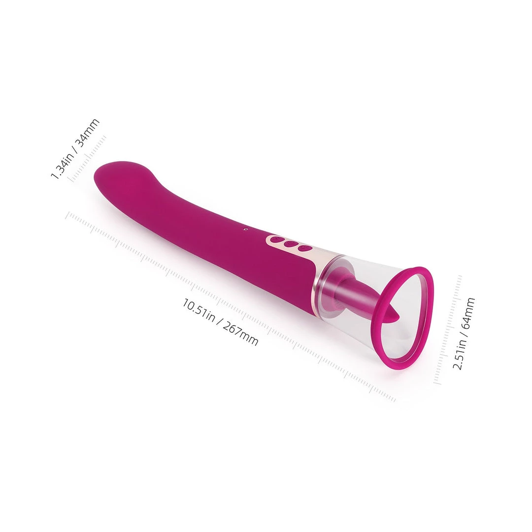 Mysite Succion - 3in1 Clitoral Sucking G Spot Vibrator & Clit Licking Tongue 3 Mysite Succion - 3in1 Clitoral Sucking G Spot Vibrator & Clit Licking Tongue